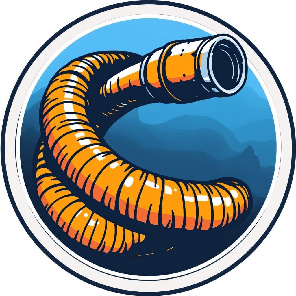 AI generated: 
Logo that says industrial hose and more related to industrial hoses
