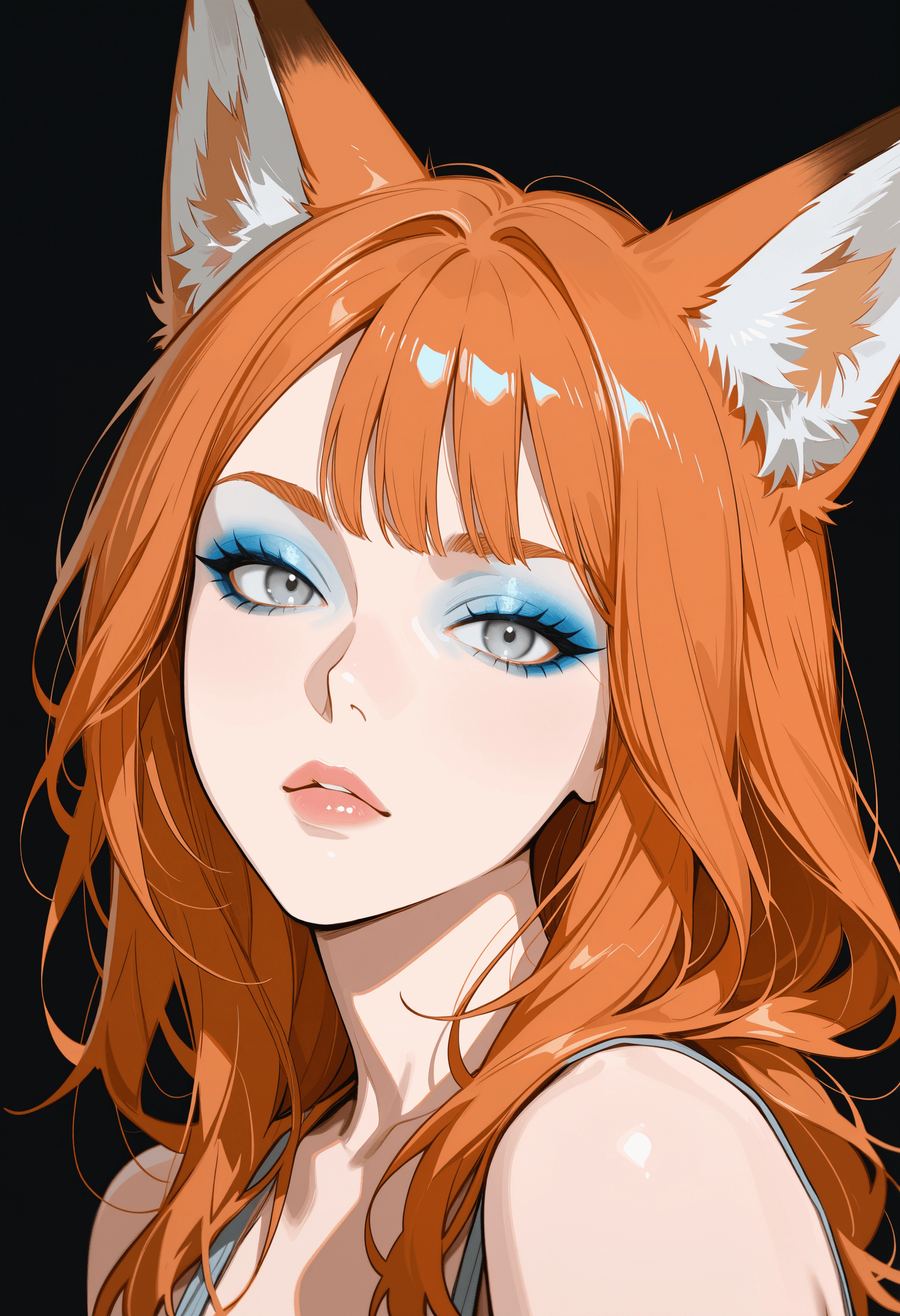 80's Blue Eyeshadow - Image 1