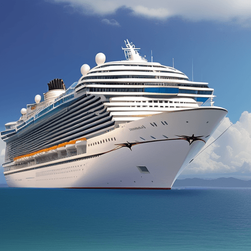 AI generated: a mega cruise ship 