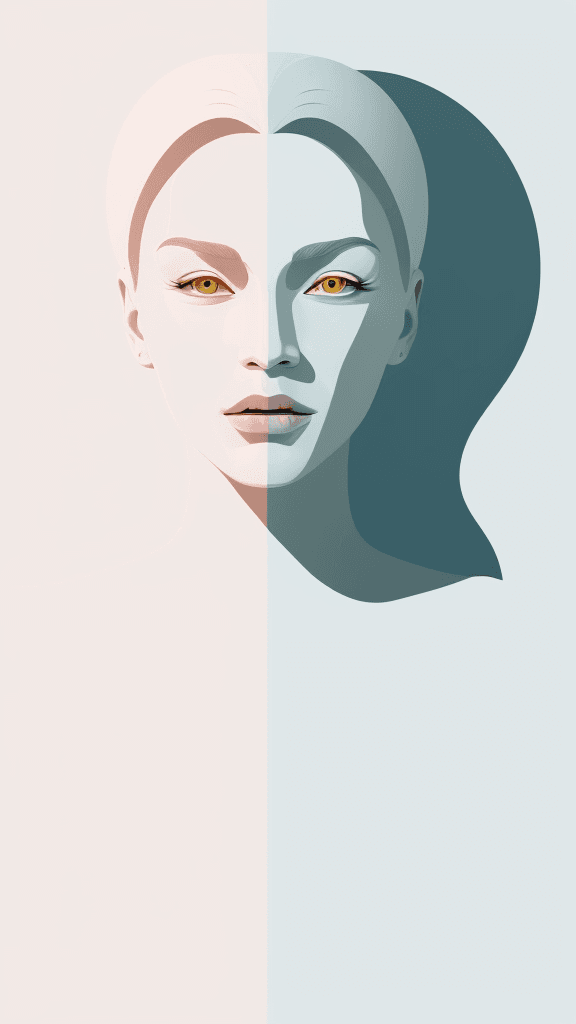 AI generated: (best quality,ultra-detailed,realistic:1.2) demonic, clean lines, minimalist artwork, vibrant color ...