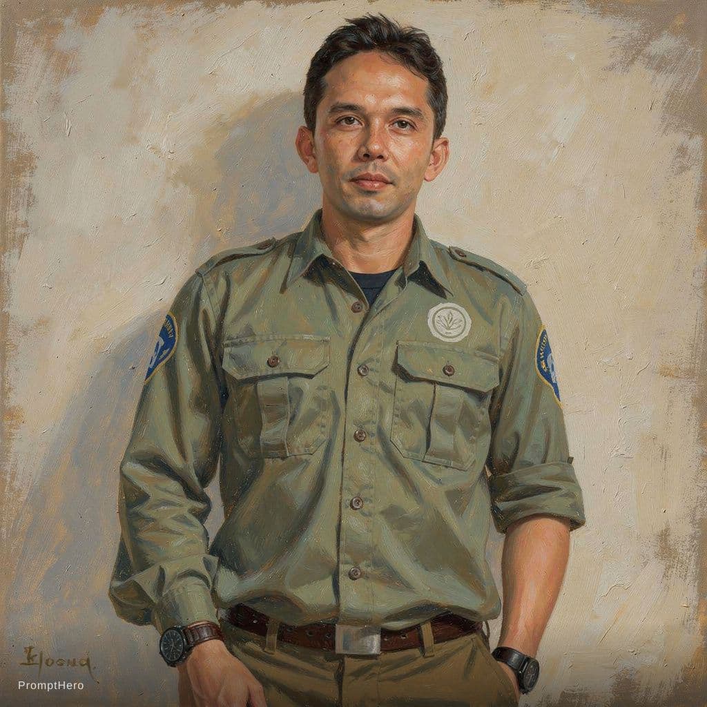 AI generated: make the image into an interesting painting
