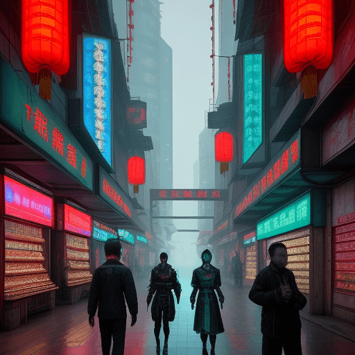 AI generated: Chinesse Cyberpunk City