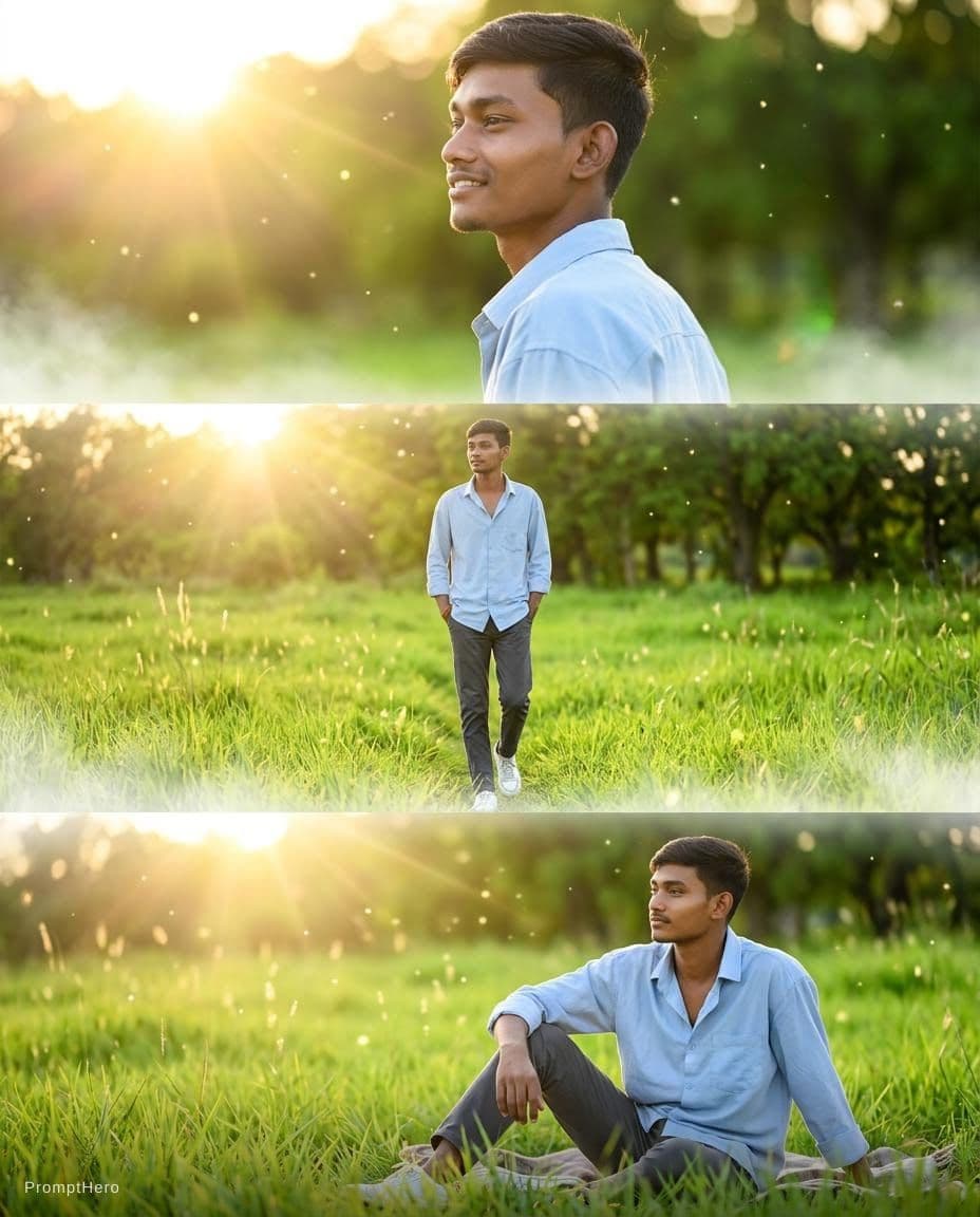 AI generated: ratio 4:5, Use the person from the reference photo as the main subject. Keep their exact facial feat...