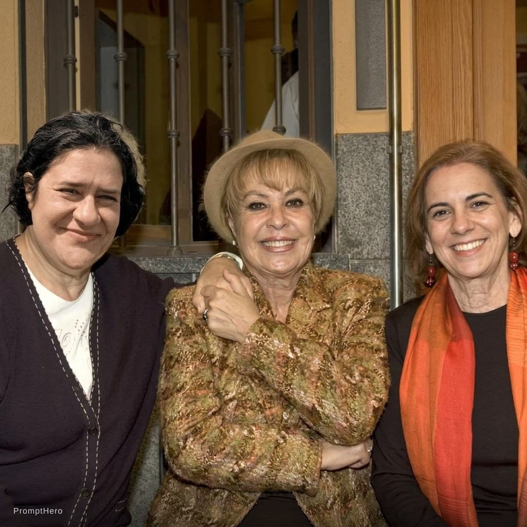 AI generated: haz faceswap de la primera foto con las 3 de despues se totalmente realista ciñete a las caras para ...