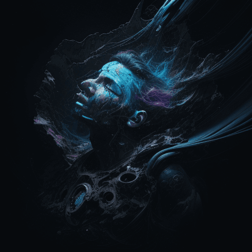 AI generated: Alberto Seveso's art, complex and intricate, of an astronaut lost remotely in space in a fragmented ...