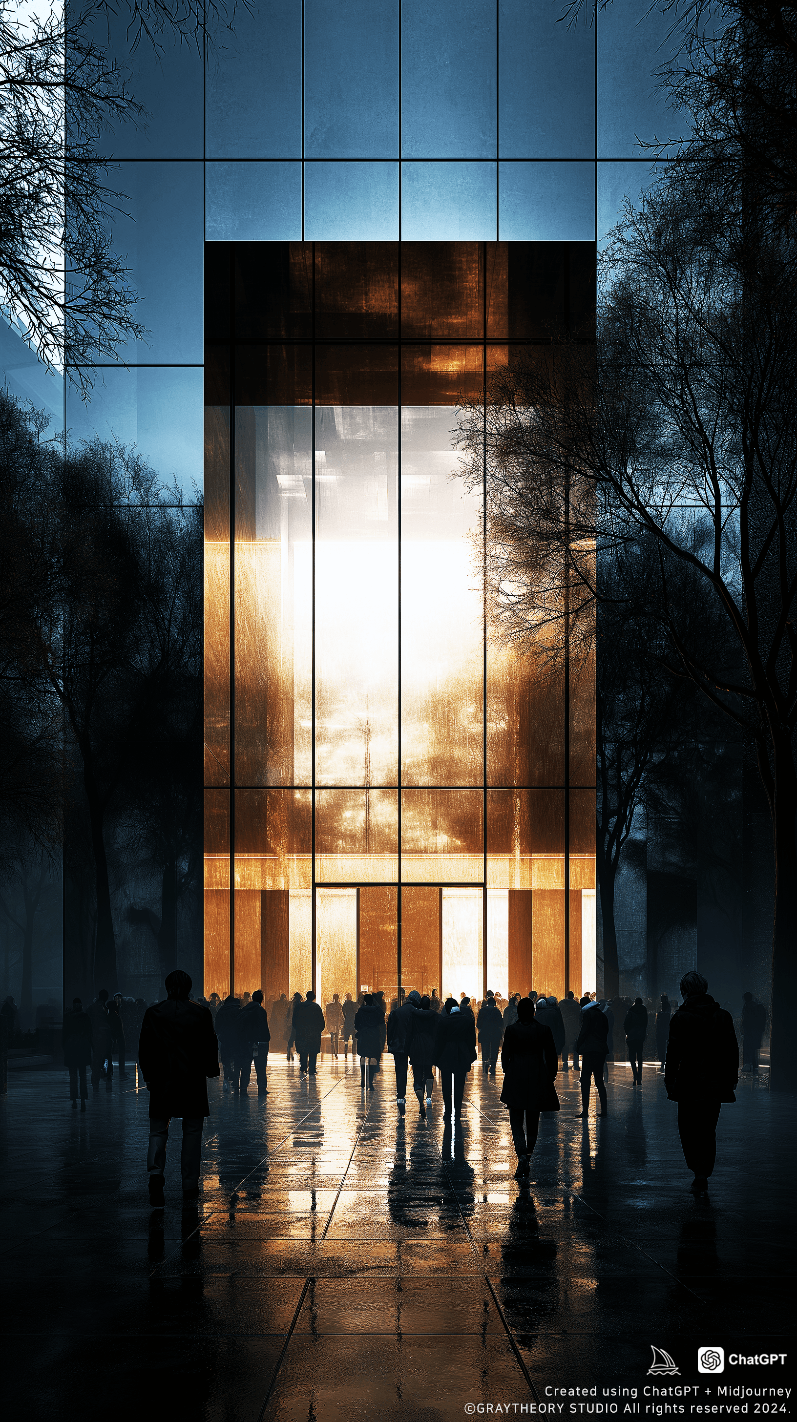 AI generated: photorealistic, canon EOS 5d, minimalistic facede design, black semi glossy color on facade panel wa...