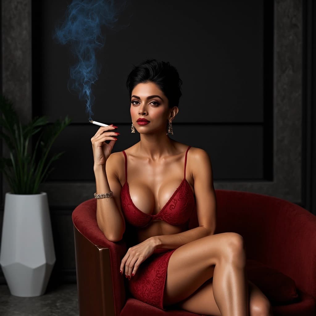 AI generated: An ultra-stylized and highly dramatic fashion editorial, rendered with a cinematic aesthetic. Shot o...