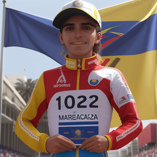 AI generated: ¡Crea una medalla que capture la esencia única de la competencia de maratón en Caracas en 2024! La m...