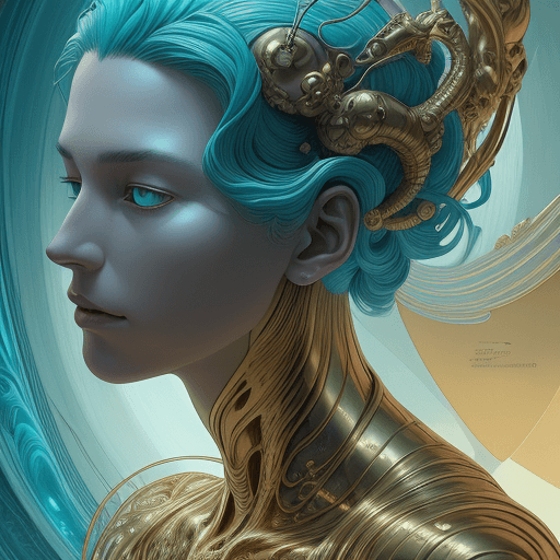 AI generated: visual fiction / visual artist / illustrator, christiano v, in the style of franciszek starowieyski,...