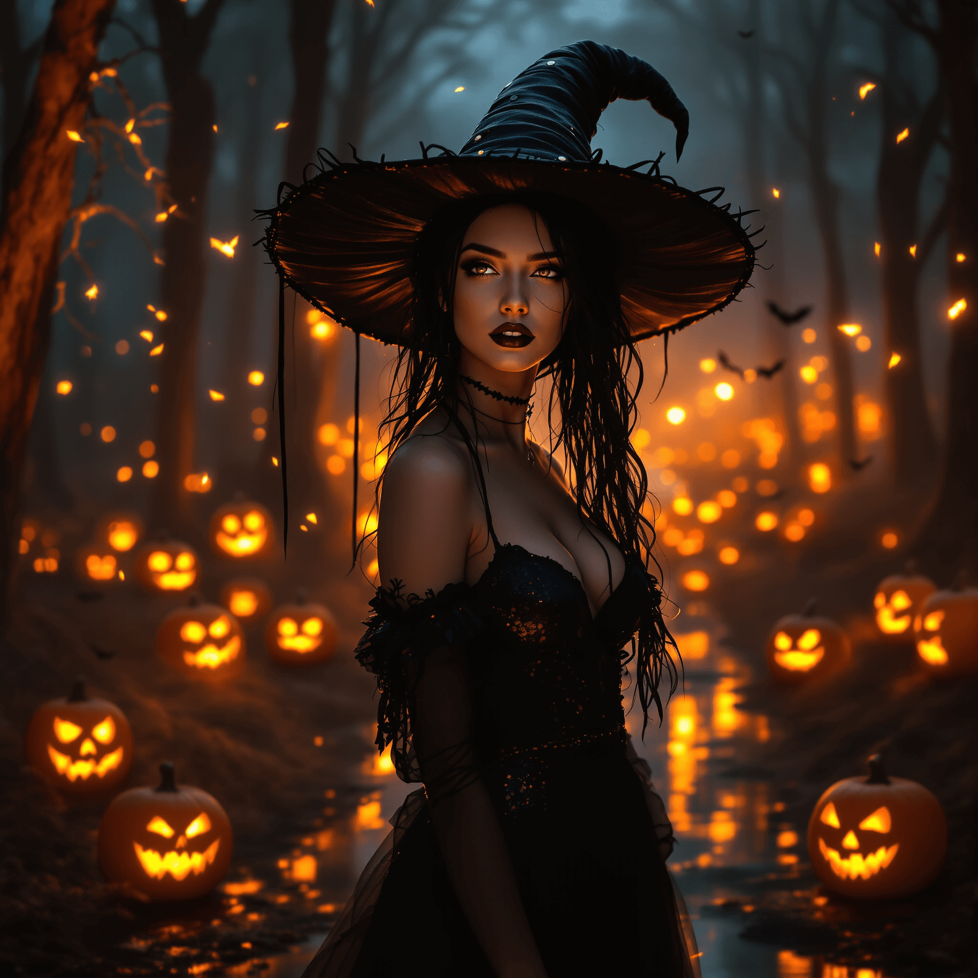 AI generated: Halloween Witch