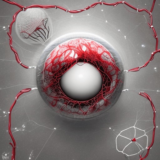 AI generated: dystopian anatomical illustration  of medicalized surveillance eyeball with clear coating shell cove...