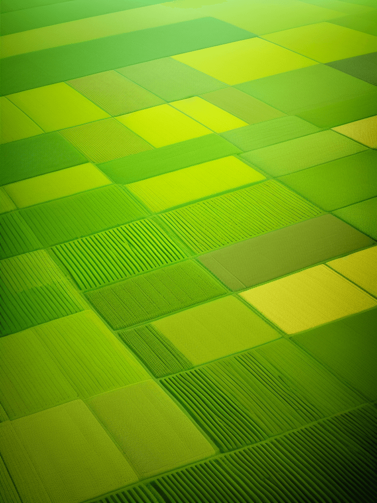 AI generated: geometric  PHOTOREALISTIC beauty of farmlands and crop fields. artistry in agriculture, harmonious p...