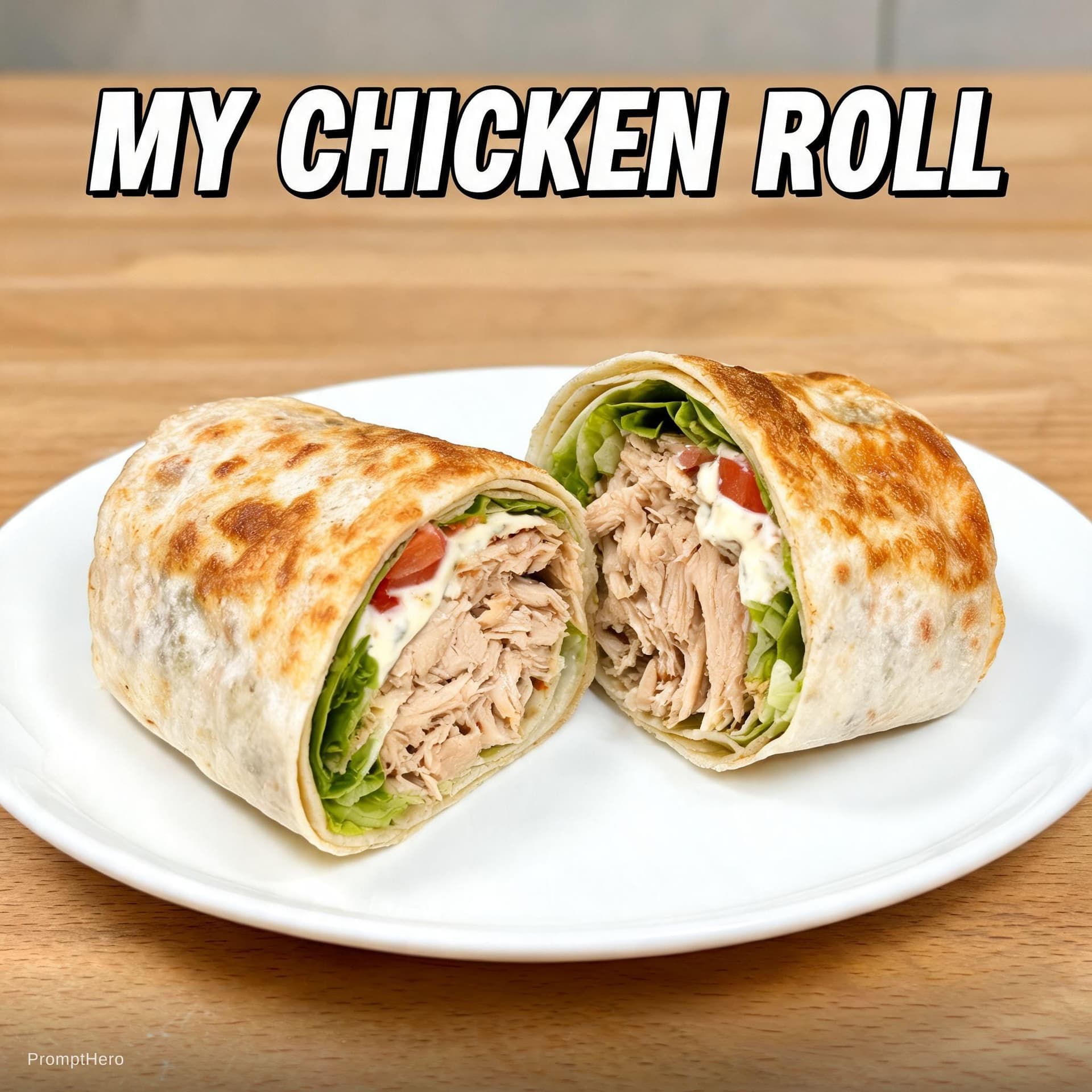 AI generated: my chicken roll