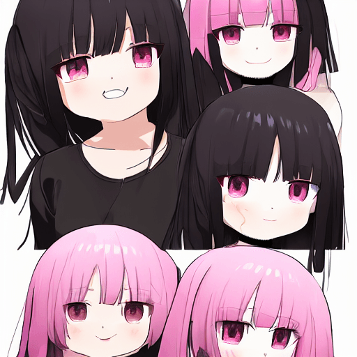 AI generated: mdjrny-v4 style, its so fluffy im gonna die, cgi, black pink,