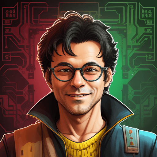 AI generated: Imran khan Pixelart cryptopunk style with round glasses and happy smile india folk style with crypto...