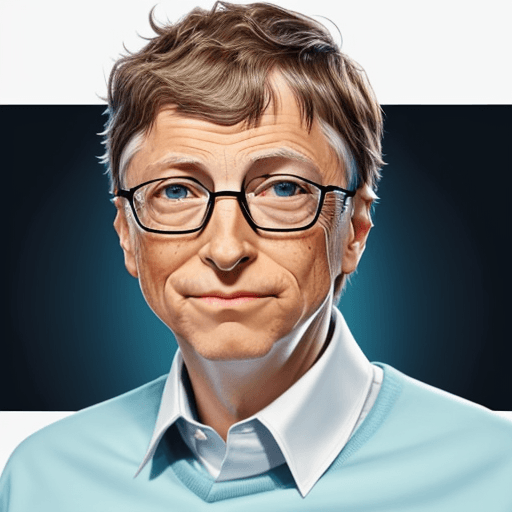 AI generated: bill gates arruinado