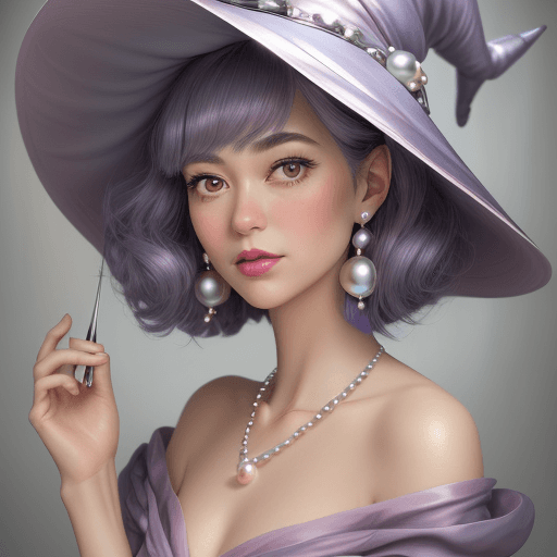 AI generated: A charming and charismatic movie character, Disney style, with natural makeup, oil painting by Naomi...