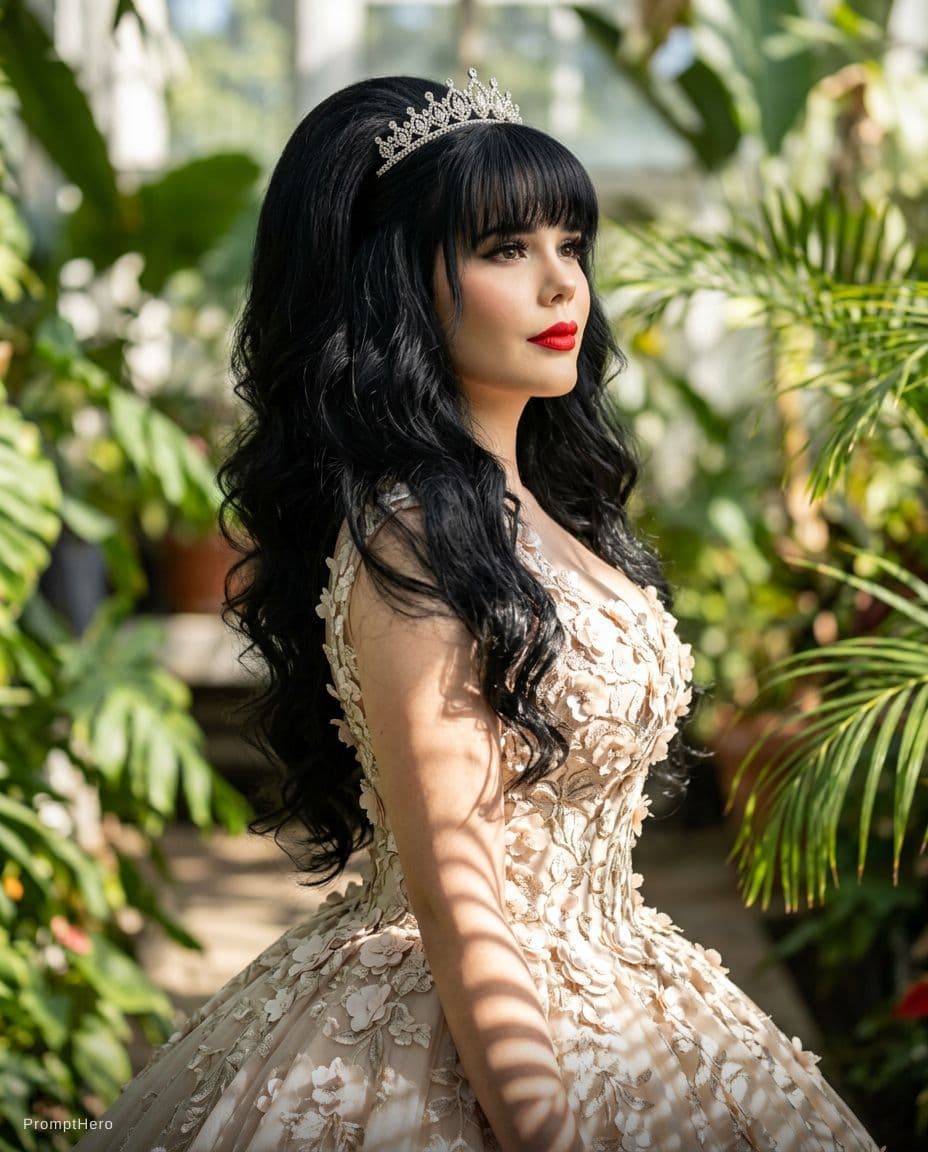 AI generated: A majestic, royal-inspired editorial shot of myself, keeping my exact face unchanged. IMPORTANT: Do ...