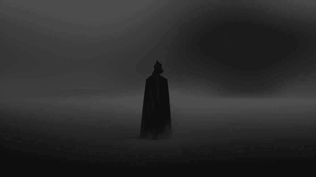 AI generated: Description: Create an image with a dark, enigmatic background, perhaps with swirling mist or shadow...