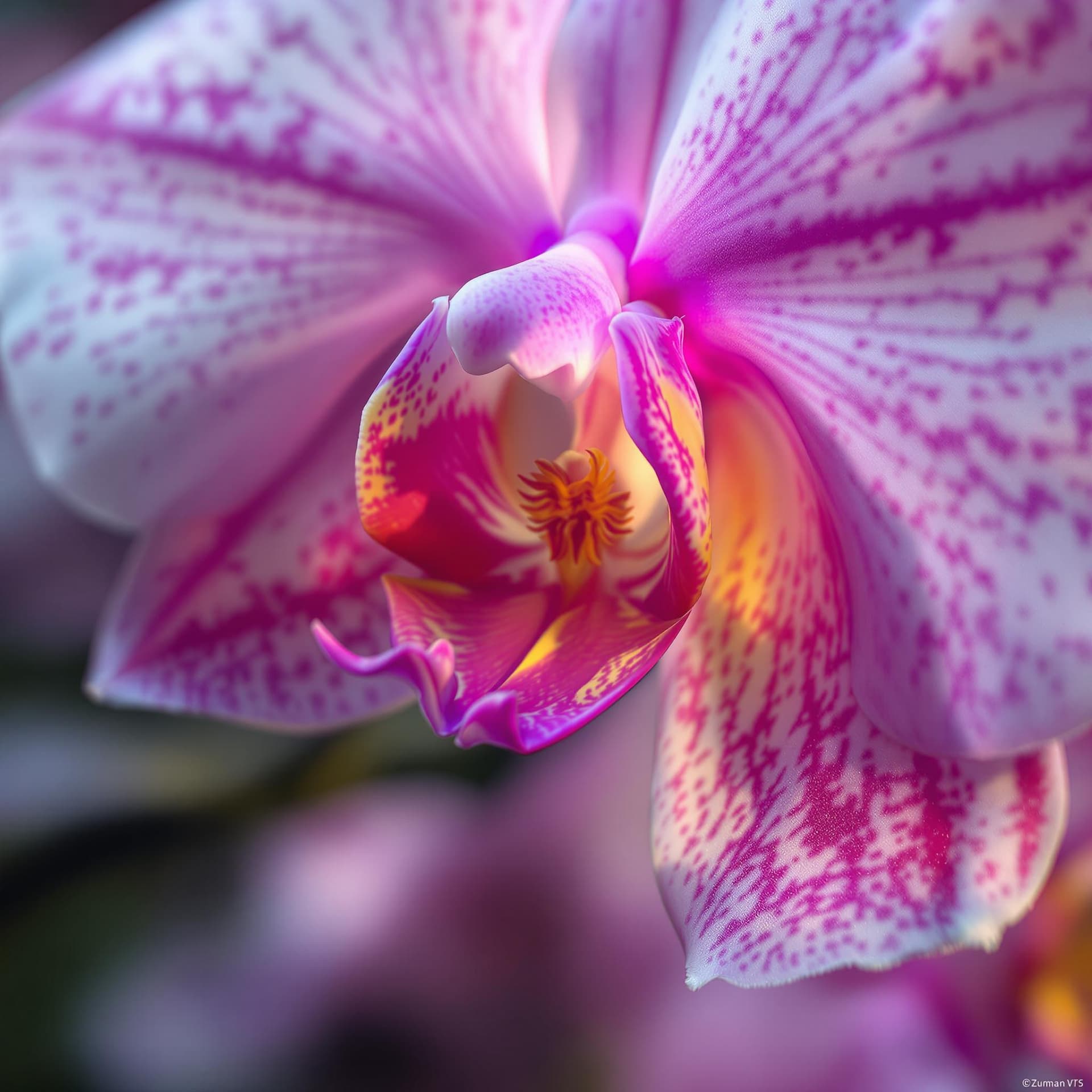 AI generated: ultra-realistic of an orchid, in the style of nature photography, shot on a Sony A7 III --ar 1:2 --s...