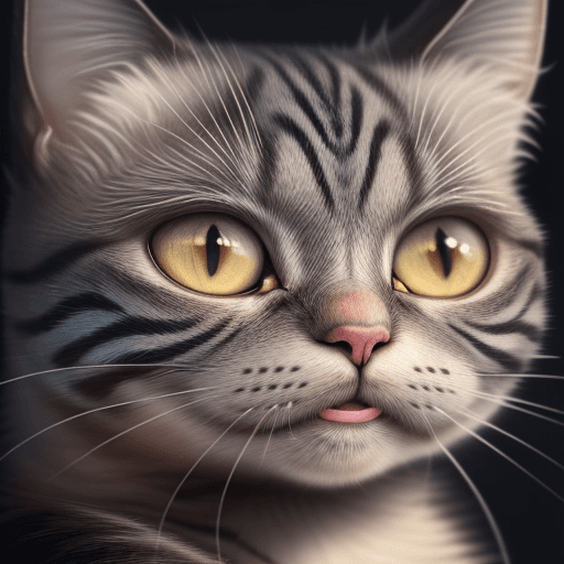 AI generated: crying cat, tears rolling down cheeks, beautiful and detailed artwork, very detailed face, very deta...