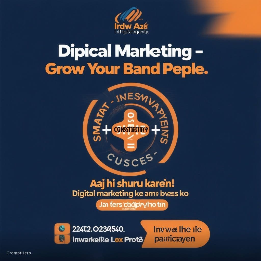 AI generated: Project: Digital Marketing Promotional Infographic
Style: Professional, modern design with a clean w...