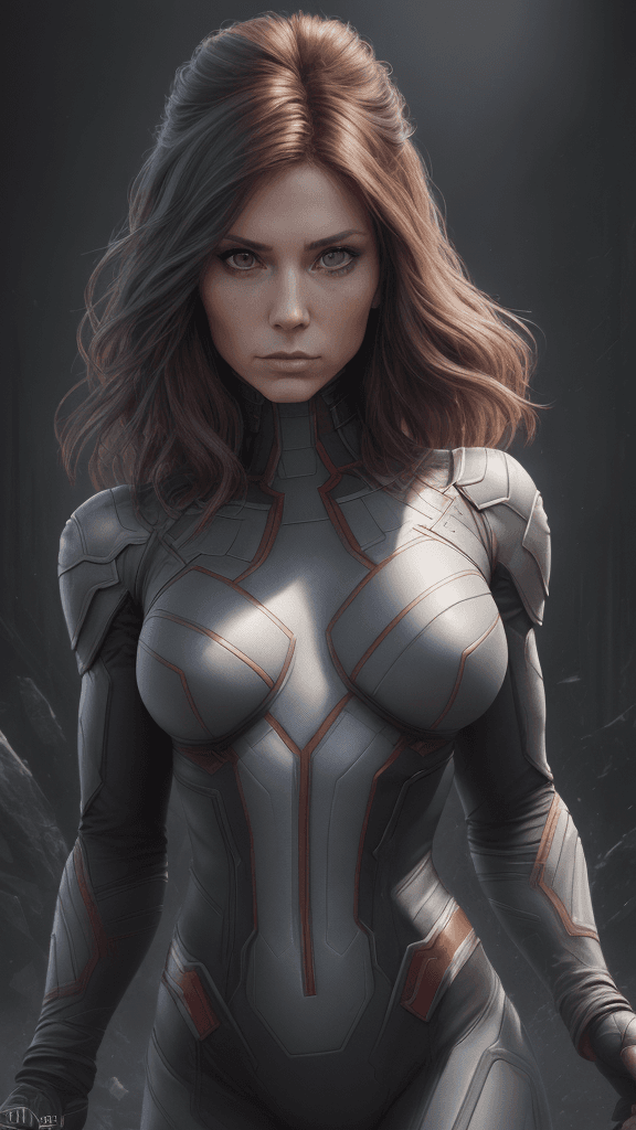 AI generated: (16k, best quality, master:1.2) HDR, Marvel Entertainment Art by, Rogue (AKA Anna Marie LeBeau), per...