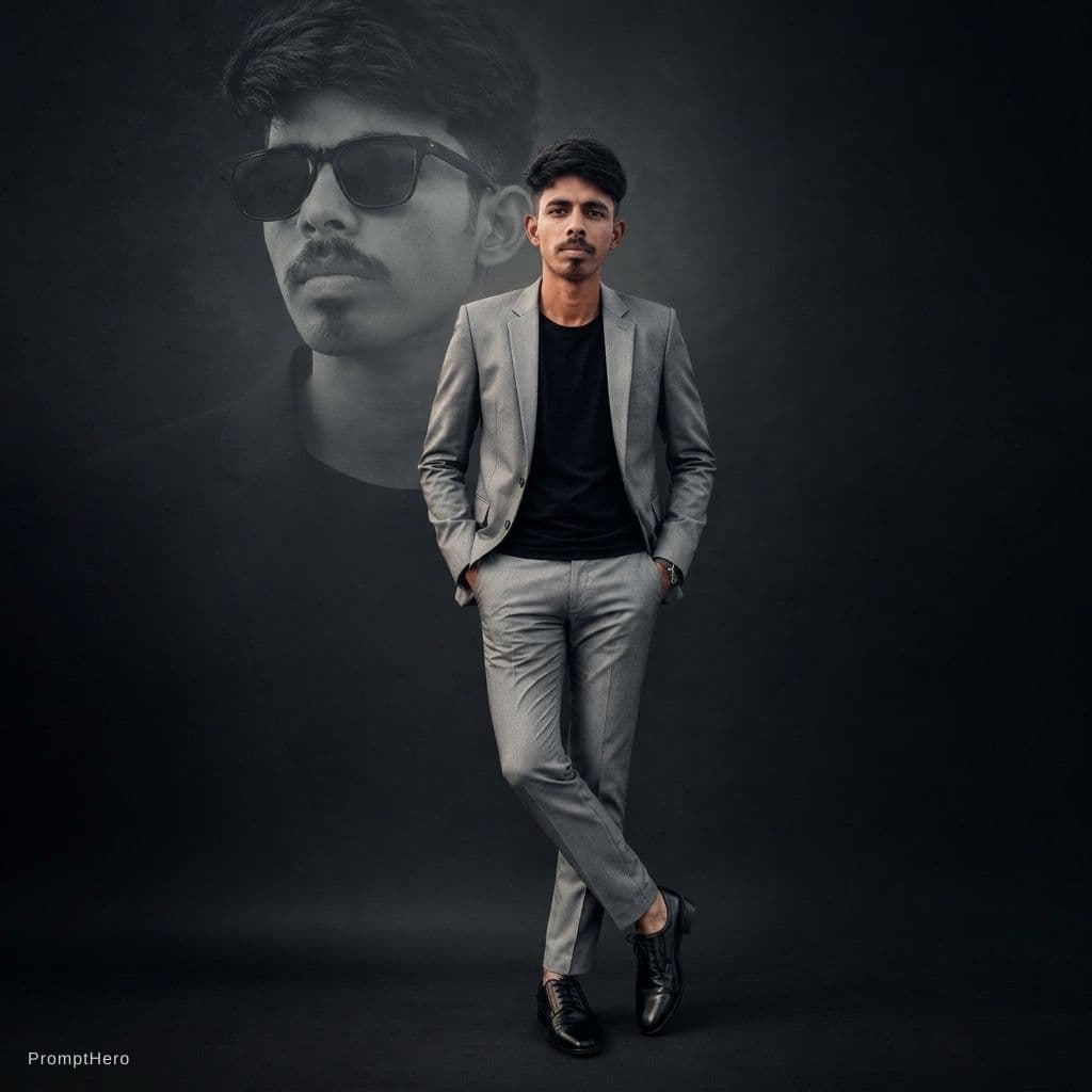 AI generated: fashion editorial photograph, man, shot on a Canon EOS 5D Mark IV --chaos 75 --ar 1:2 --profile rsy6...