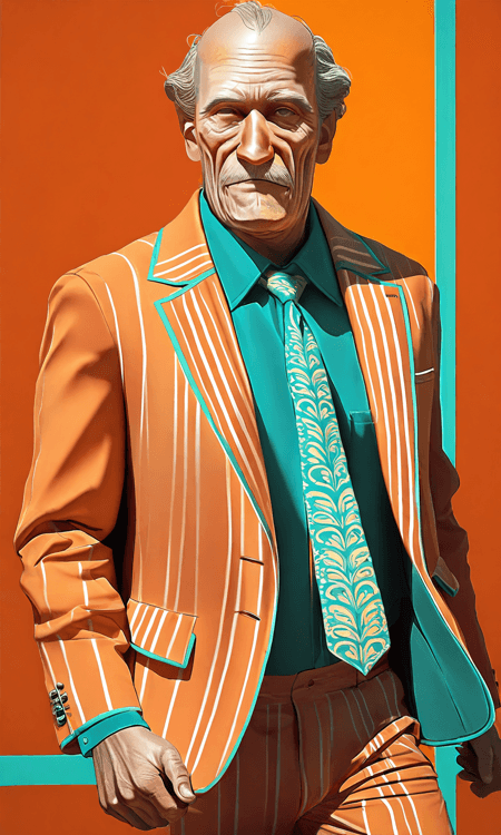 Orange & Teal