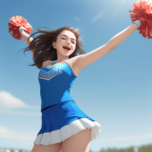 AI generated: Imagine a vibrant summer day, the clear blue sky forms a breathtaking backdrop. The scene is observe...