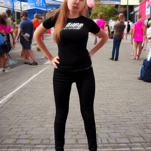 AI generated: full dutch race young girl, tight shaved pussy, closed lips, small boobs, small tits, bottemless, t ...