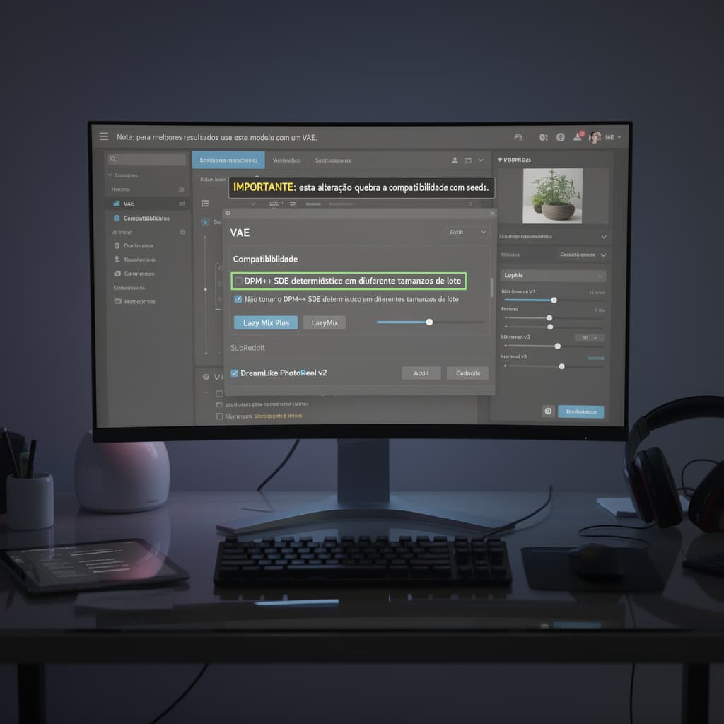 AI generated: Nota: Para obter resultados ótimos, recomenda-se usar este modelo com um VAE. Embora ele ainda funci...