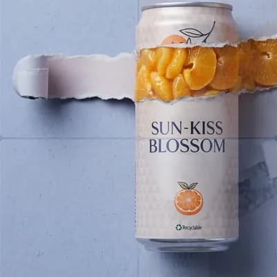 AI generated video: A photorealistic, highly detailed commercial product photograph of a standard aluminum [Type of Soda...