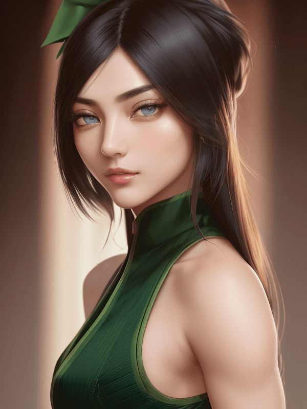 AI generated: <lora:akali_v2-000038:1> Akali. A fantastic face. Slender body. Full body. ((Fantastic eyes.) (Symme...