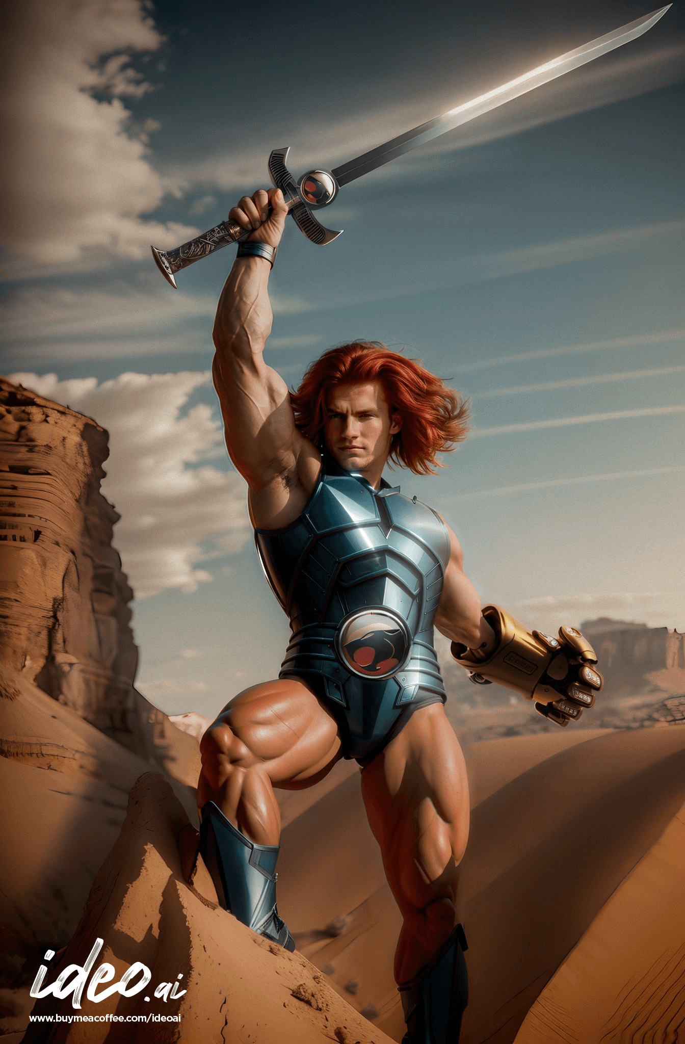 AI generated: portrait of muscular man of 27  years old cinematic, professional photo model, Intricate, High Detai...