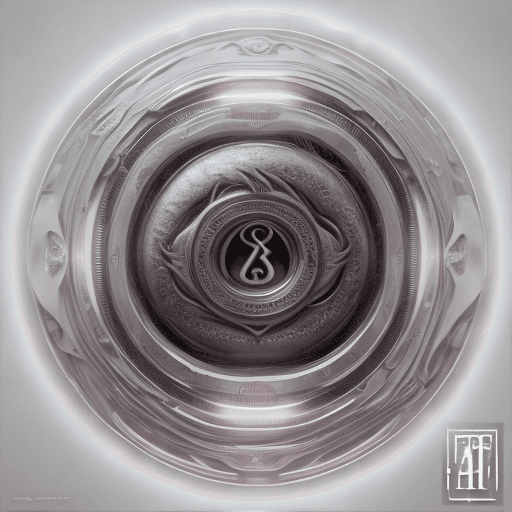 AI generated: Photo of a ultra realistic Om symbol, dramatic light, pale sunrise, cinematic lighting, battered, lo...