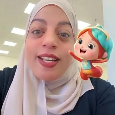 AI generated video: 
Create a cinematic Ramadan video based on the provided image.
The man and the friendly cartoon char...