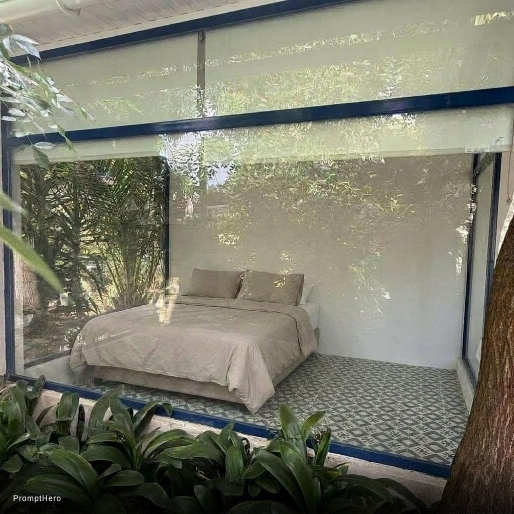 AI generated: The room is 2.09 m wide and 3 m long. The bed is 2 m long and 1.5 m wide. Keep the bed on the left a...