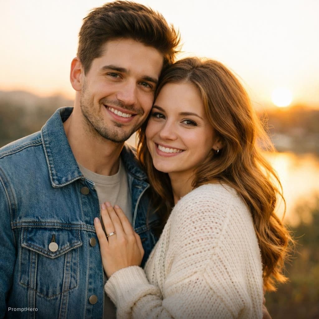 AI generated: couple photo