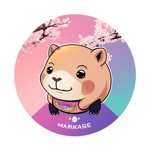 AI generated: imagine mascot mark logo for store, showing an capybara smile, comic book style character, creative,...