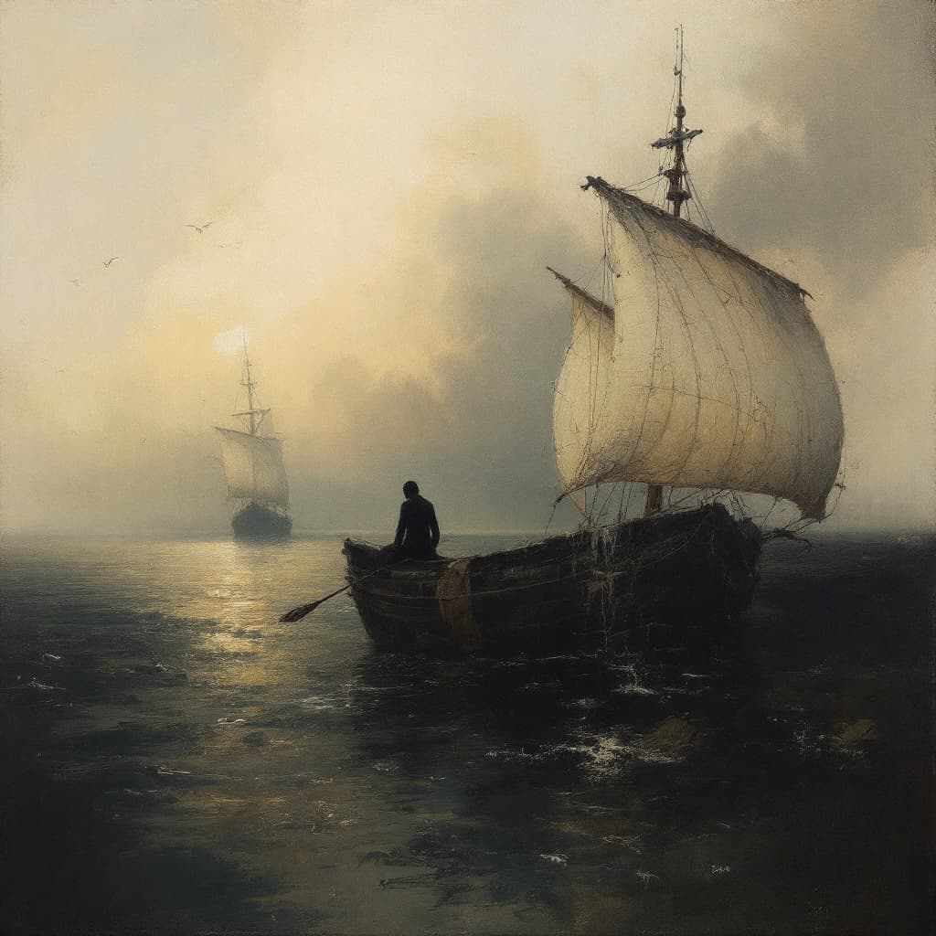 AI generated: Oil painting, Odd Nerdrum inspiration and style