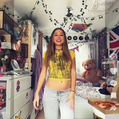 AI generated video: Eating food and getting chubby in the belly but keep it realistic 
