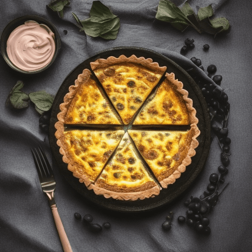 AI generated: Real men offer quiche to their friends, highly detailed photography