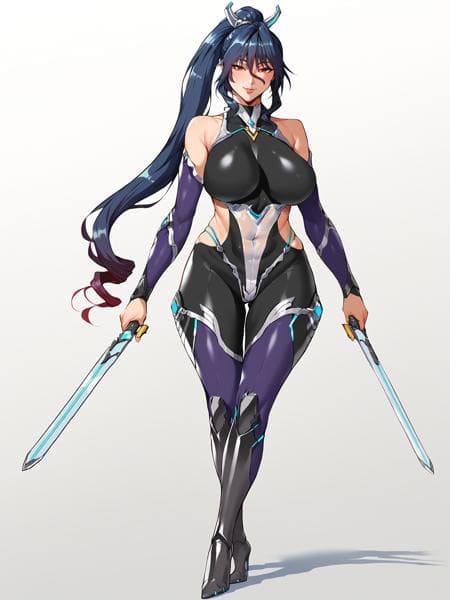 Uehara Rin (Hentai: Taimanin) PonyXL / NoobAI Illustrious (Epsilon / V-pred) / SD1.5