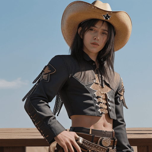 AI generated: vk, maf, cowboy shot