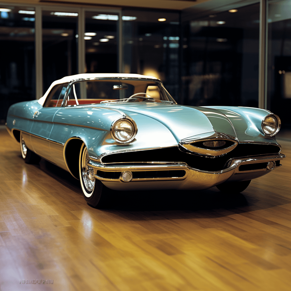 AI generated: concept car, 1957, sharp focus, studio photo, intricate details, highly detailed, the photograph is ...