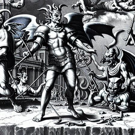 Paradise Lost Michael Burghers 1688 - Image 2