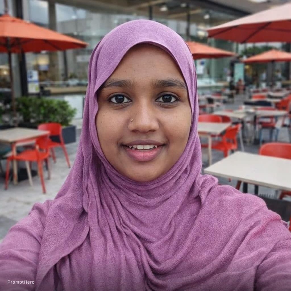 AI generated: Indian girl standing 