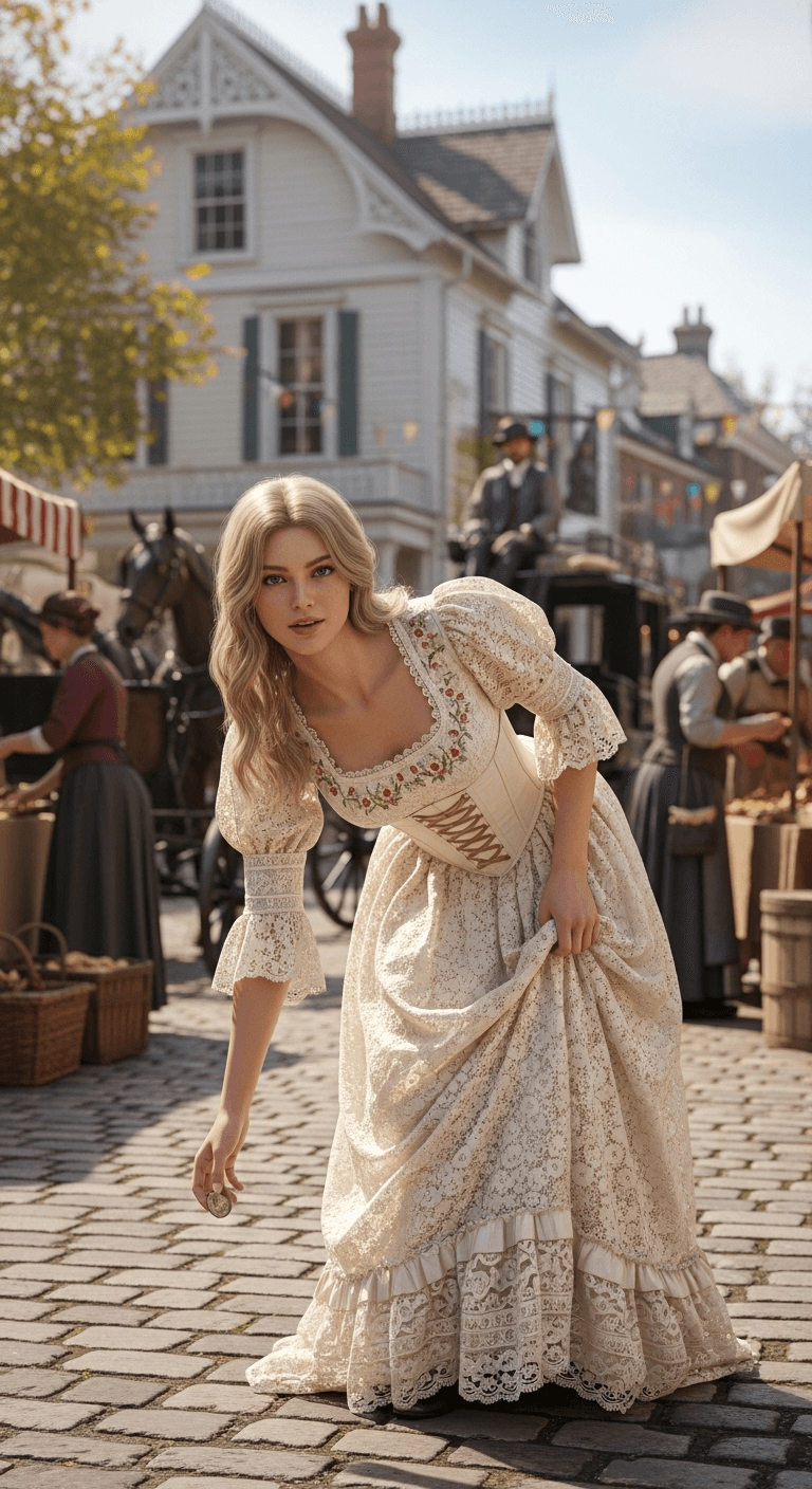 AI generated: A highly detailed, photorealistic image of a young woman, around 18 years old, with long blonde hair...