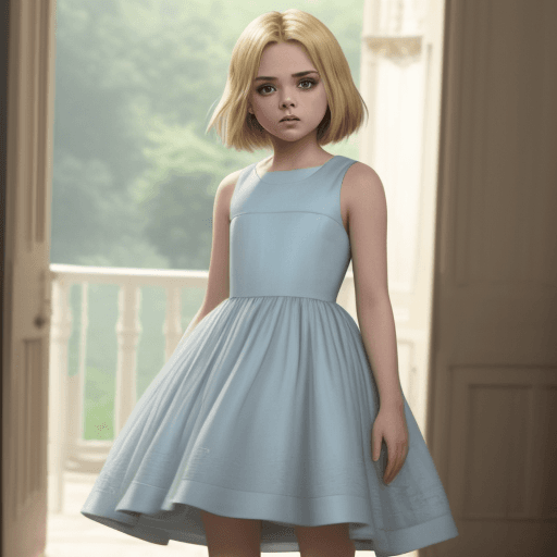 AI generated: Chloe Grace Mortez dress 